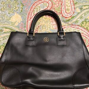 Black Tory Burch shoulder or arm bag